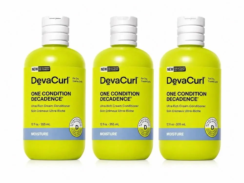 DevaCurl One Condition Decadence Conditioner 12oz/355ml 3 Pack Dry Curls